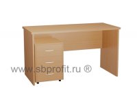 Стол письменный с выкатной тумбой