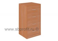 Тумба офисная приставная, 4 ящика