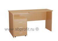 Стол эргономичный с выкатной тумбой