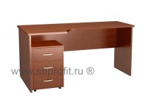 Стол эргономичный удлиненный с выкатной тумбой