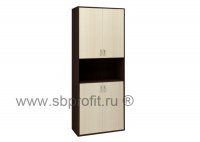 Шкаф для бумаг широкий высокий комб