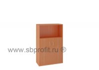 Шкаф для бумаг широкий средний комбинированный