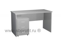 Стол письменный с выкатной тумбой