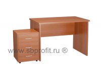 Стол письменный с выкатной тумбой