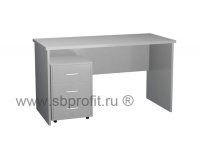 Стол письменный с выкатной тумбой