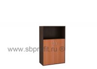 Шкаф для бумаг широкий средний комбинированный