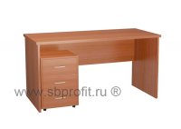 Стол письменный с выкатной тумбой