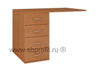 Тумба офисная приставная к столам шириной 55 см