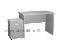 Стол письменный с выкатной тумбой