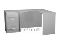 Стол угловой с приставной тумбой