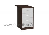 Тумба офисная приставная, 4 ящика