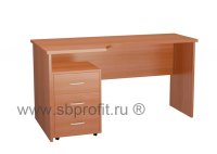 Стол эргономичный с выкатной тумбой