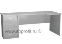 Стол эргономичный с приставной тумбой