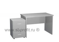 Стол короткий с выкатной тумбой