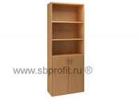 Шкаф для бумаг широкий высокий полуоткрытый