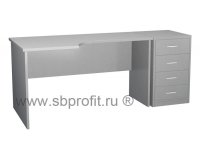 Стол эргономичный с приставной тумбой