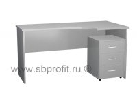 Стол эргономичный с выкатной тумбой