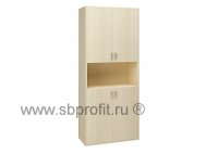 Шкаф для бумаг широкий высокий комбинированный