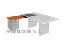 Топ к тумбе СТ-3.2 и к столу СТ-1.6 (левый)