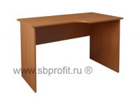 Стол письменный эргономичный левый