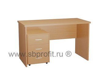 Стол письменный с выкатной тумбой