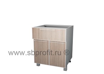 Стол с 1 ящиком и 2 дверьми 65