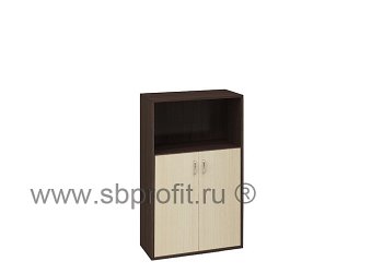 Шкаф для бумаг широкий средний комб