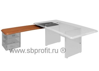Топ к тумбе СТ-3.0 и к столу СТ-1.0 (левый)