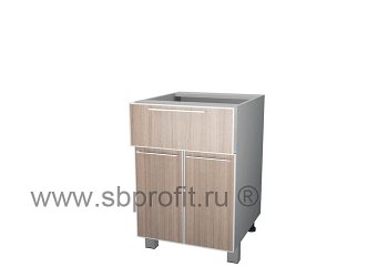 Стол с 1 ящиком и 2 дверьми 55