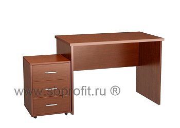 Стол письменный с выкатной тумбой