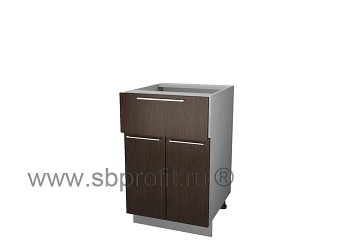 Стол с 1 ящиком и 2 дверьми 50