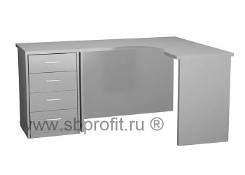 Стол угловой с приставной тумбой