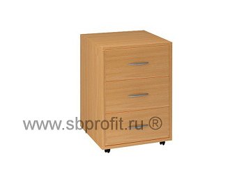 Тумба офисная подкатная, 3 ящика