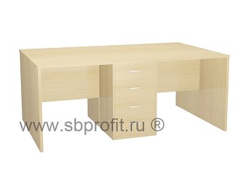 Стол письменный 4-х местный