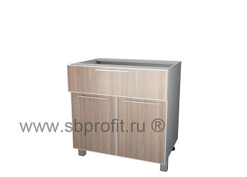 Стол с 1 ящиком и 2 дверьми 80
