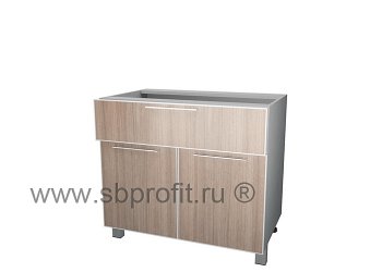 Стол с 1 ящиком и 2 дверьми 90