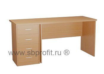 Стол письменный с приставной тумбой