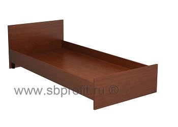 Кровать односпальная со спинкой