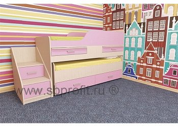 Кровать Лёсики 2-х ярусная