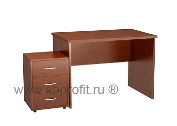 Стол письменный с выкатной тумбой