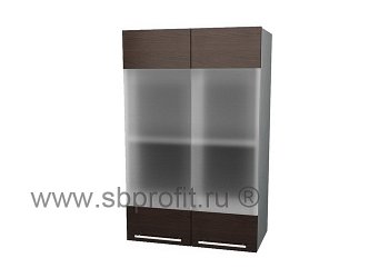 Шкаф витрина двухдверный 60