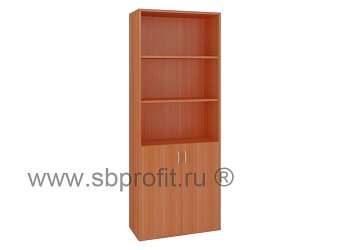 Шкаф для бумаг широкий высокий полуоткрытый