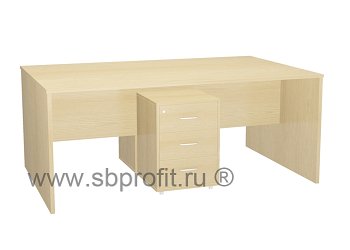 Стол письменный 4-х местный