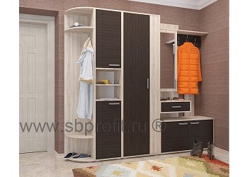 Рассвет, модульный комплекс в прихожую (СПУ-4, ПП-3, ПР-11, Манго) комплект