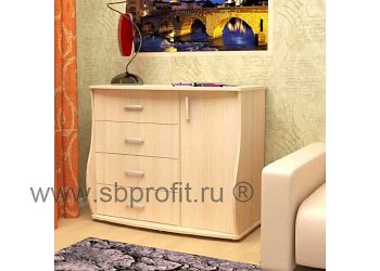 Комод 4 ящика + дверца