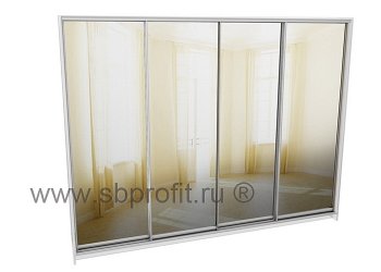 Двери для шкафа купе зеркальные