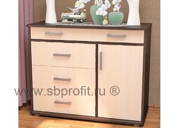 Комод 4 ящика + дверца *рол.направ