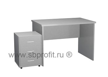 Стол письменный с выкатной тумбой
