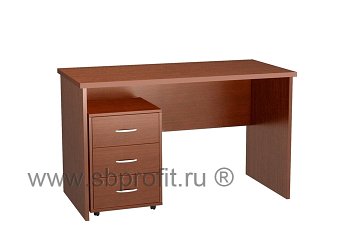 Стол письменный с выкатной тумбой