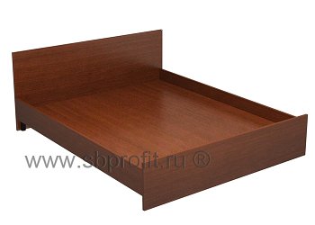 Кровать двуспальная со спинкой